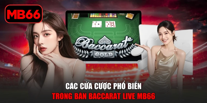 Baccarat Live MB66 - Khám Phá Trực Tuyến Đầy Cuốn Hút % Các cửa cược phổ biến trong bàn Baccarat Live MB66