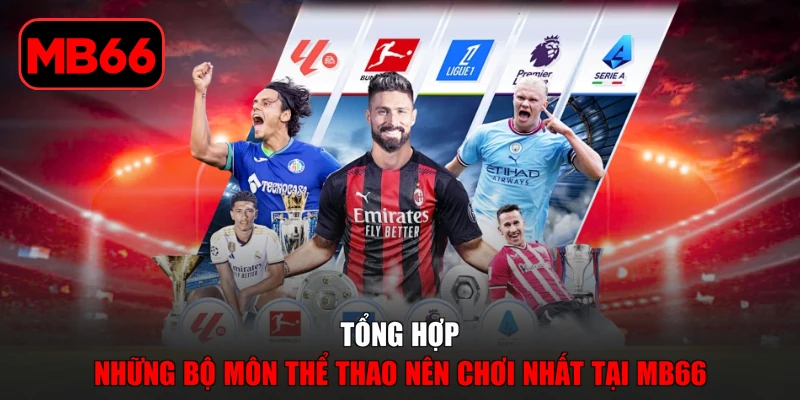 Thể thao % Tổng hợp những bộ môn thể thao nên chơi nhất tại MB66